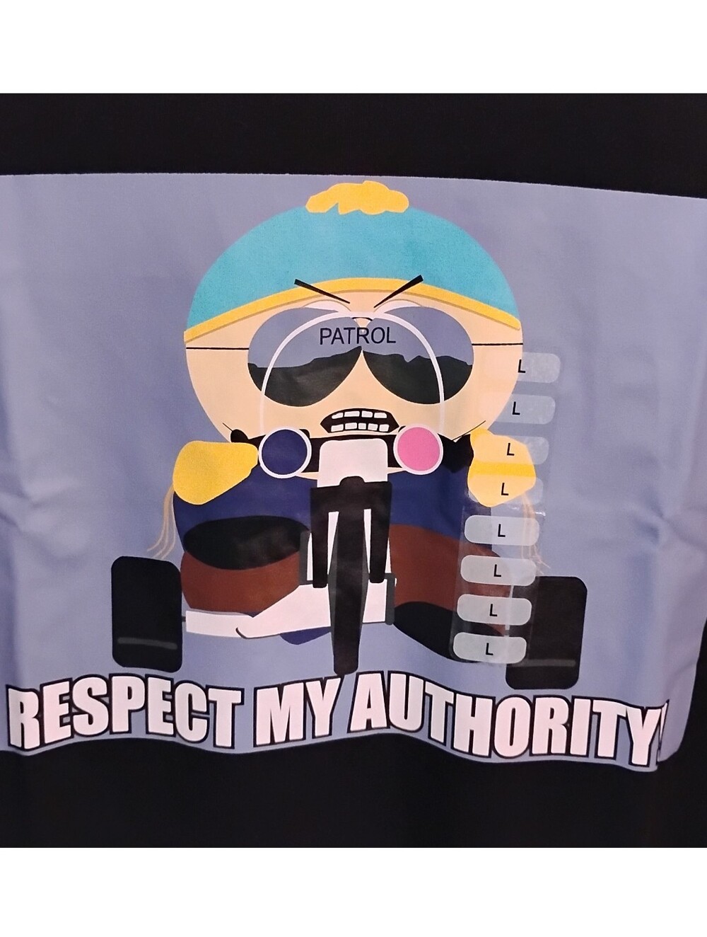 South Park Eric Cartman "Respect My Authoritah!" Graphic T-Shirt - Size Large (N - Picture 2 of 4